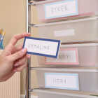 Wrap-It Storage Stick 'Em 3/4 In. x 3-1/2 In. White Hook & Loop Strip (8 Ct.) Image 2