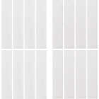 Wrap-It Storage Stick 'Em 3/4 In. x 3-1/2 In. White Hook & Loop Strip (8 Ct.) Image 1