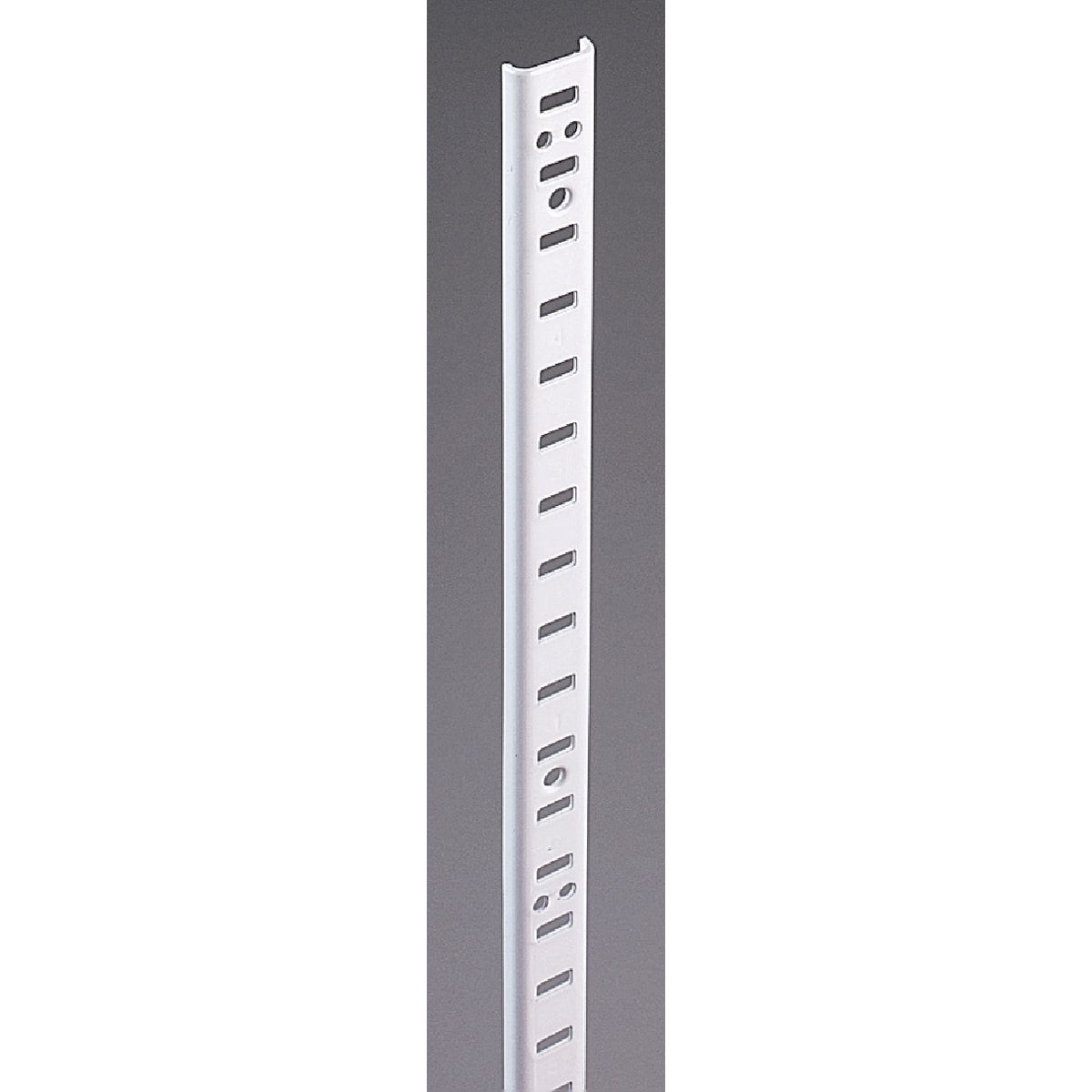 Knape & Vogt 255 Series 36 In. Zinc-Plated Steel Mortise-Mount Pilaster Shelf Standard Image 1
