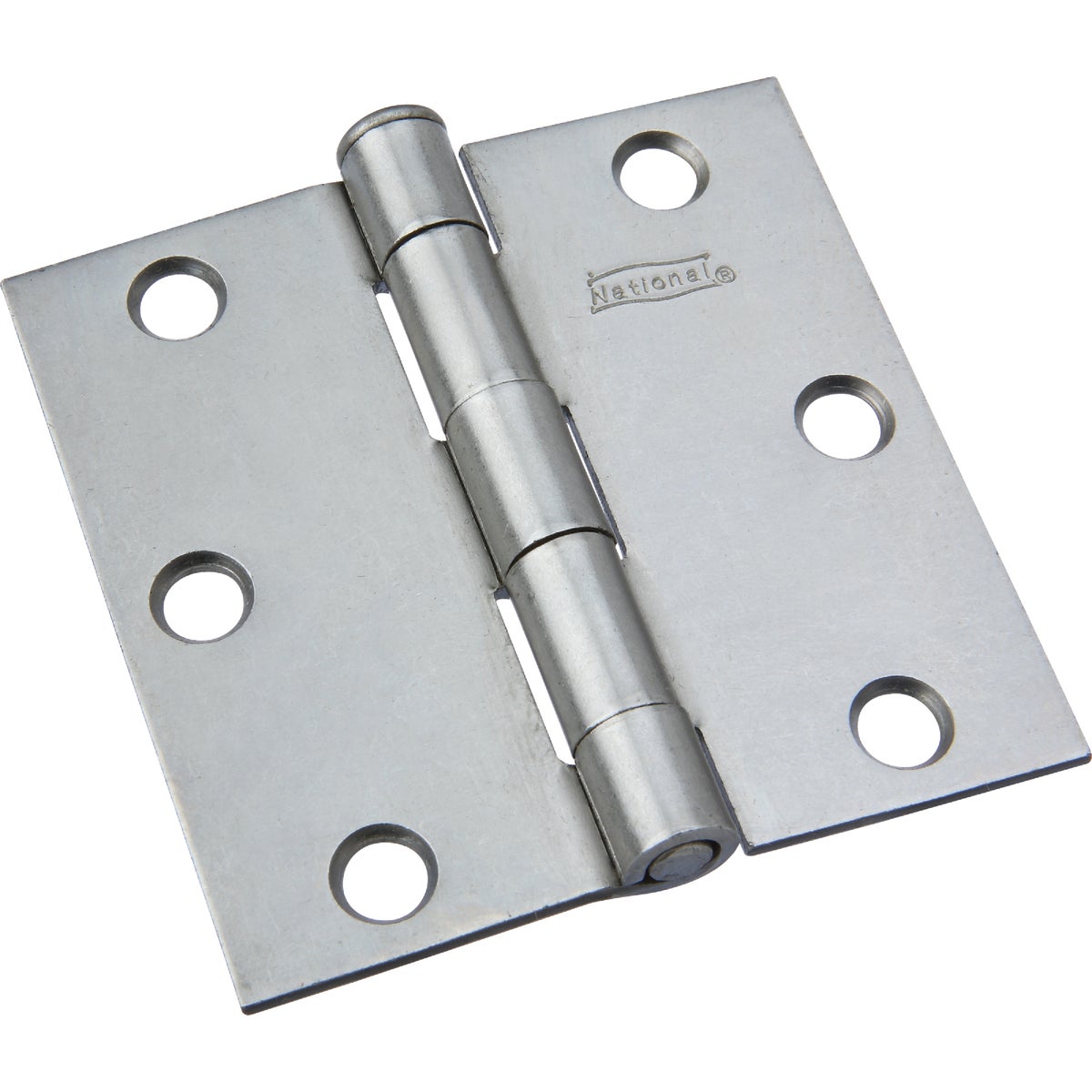 National Hardware 3 In. Square Plain Steel Broad Door Hinge