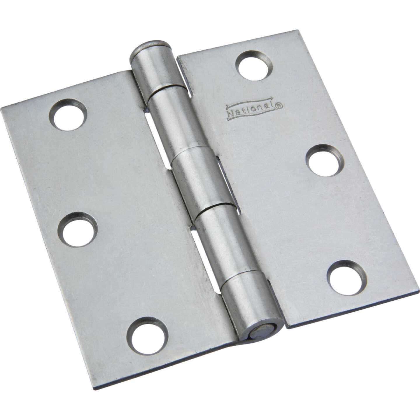 National Hardware 3 In. Square Plain Steel Broad Door Hinge Image 1