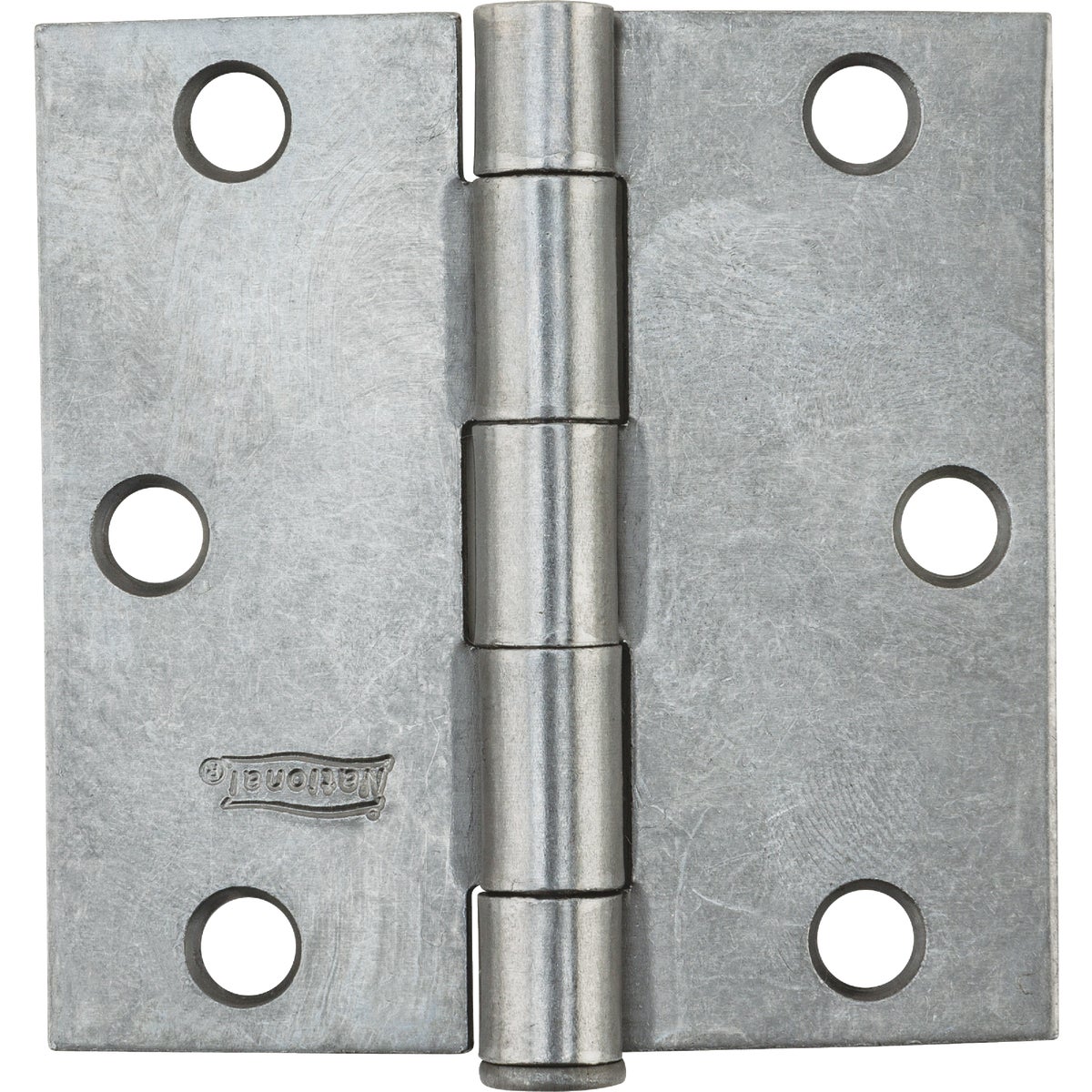 National Hardware 3 In. Square Plain Steel Broad Door Hinge Image 2