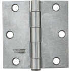 National Hardware 3 In. Square Plain Steel Broad Door Hinge Image 2