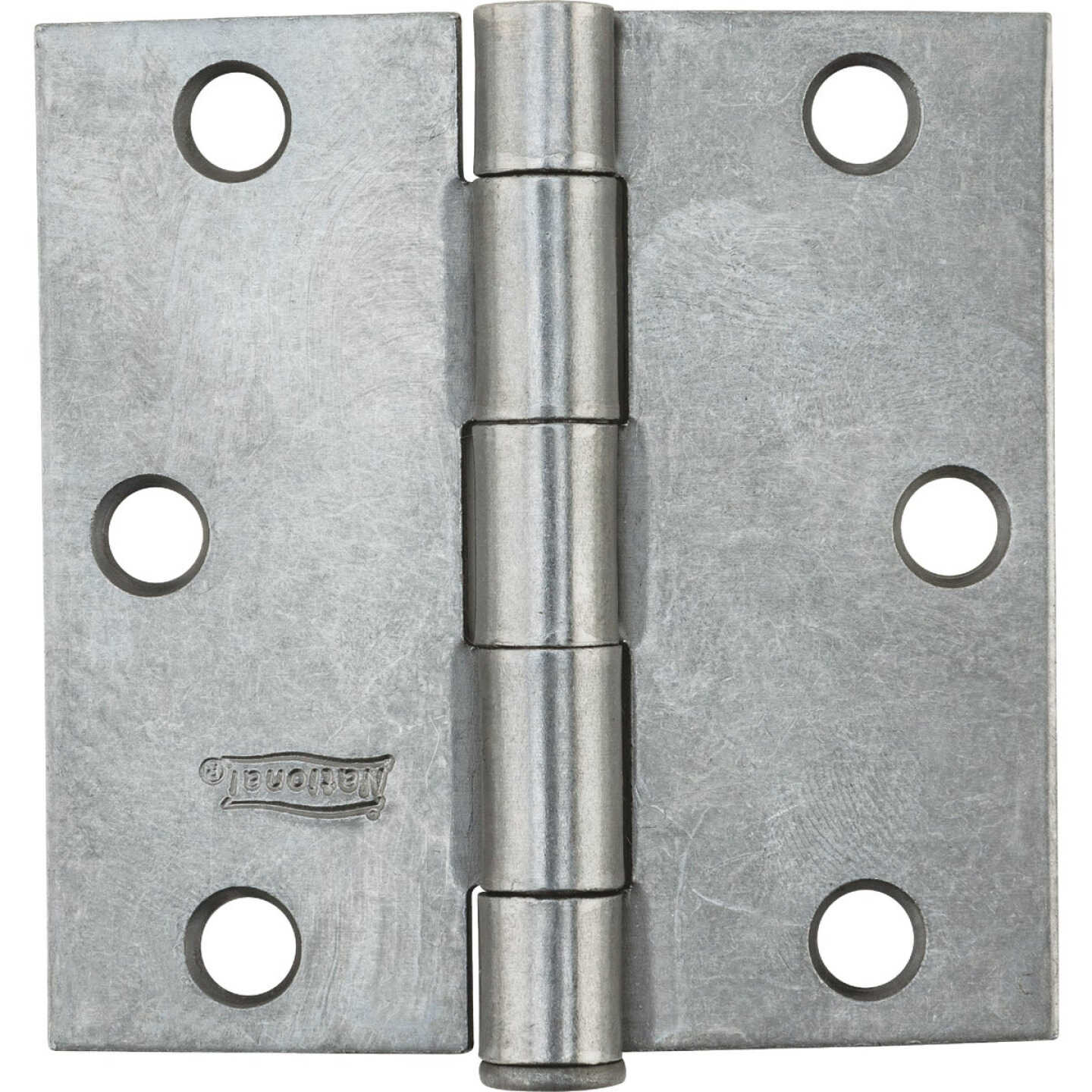 National Hardware 3 In. Square Plain Steel Broad Door Hinge Image 2