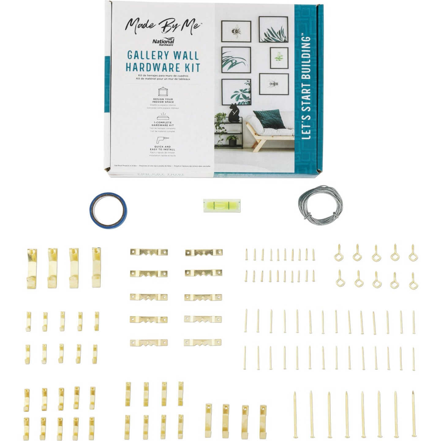 National Hardware's Made By Me Gallery Wall Hardware Kit Image 1