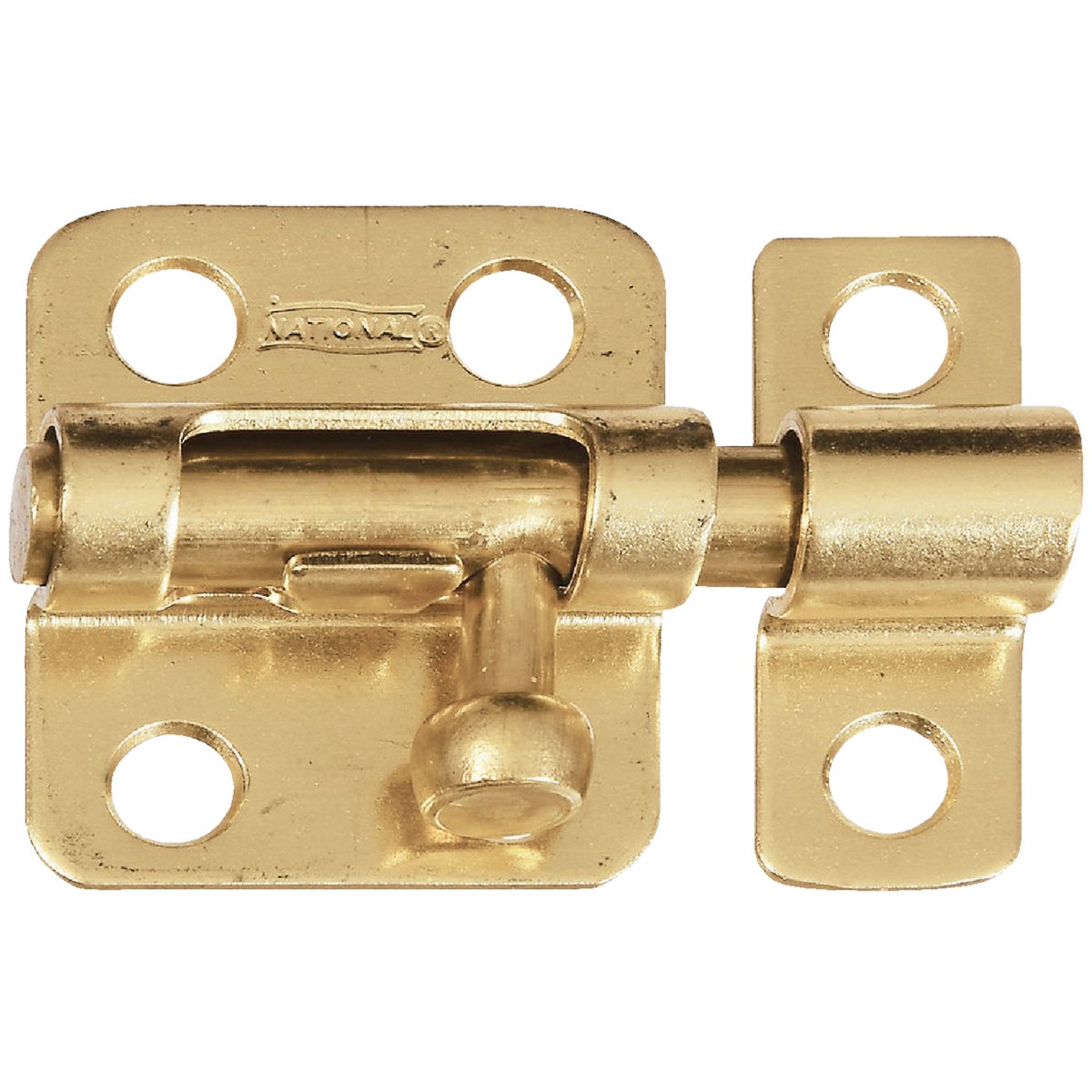 National Hardware 2 In. Solid Brass Door Barrel Bolt