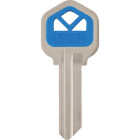 ILCO Kwikset Design Decorative House Key, KW1-Blue (5-Pack) Image 1