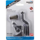 National Hardware Black Self-Locking Gate Latch Image 3