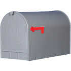Gibraltar Stanley T3 Gray Steel Rural Post Mount Mailbox Image 1