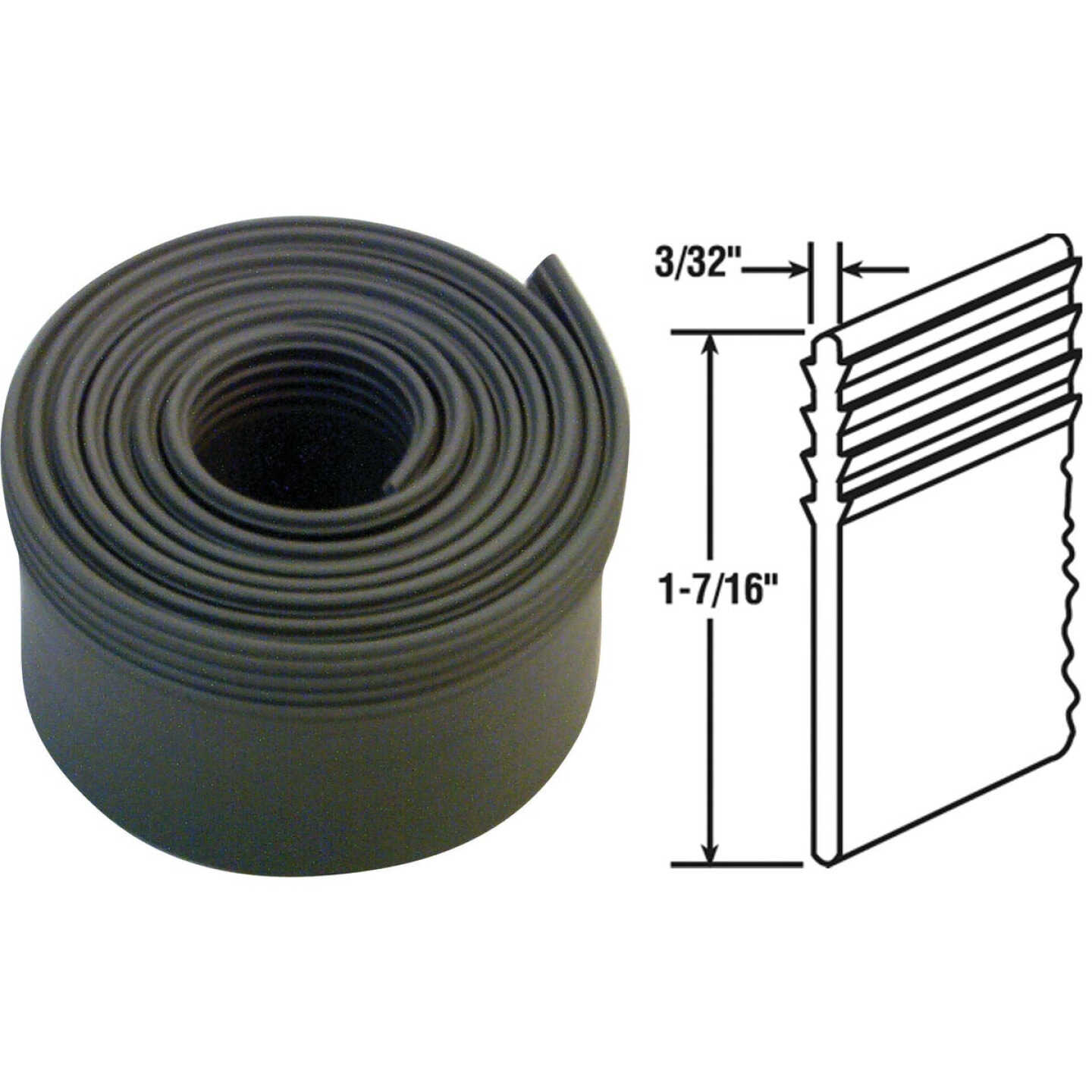 Prime-Line 1-7/16 In. x 36 In. Gray Flat Bottom Shower Door Seal Image 1