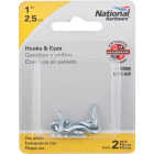 National Hardware1 In. Steel Hook & Eye Bolt (2-Count) Image 2