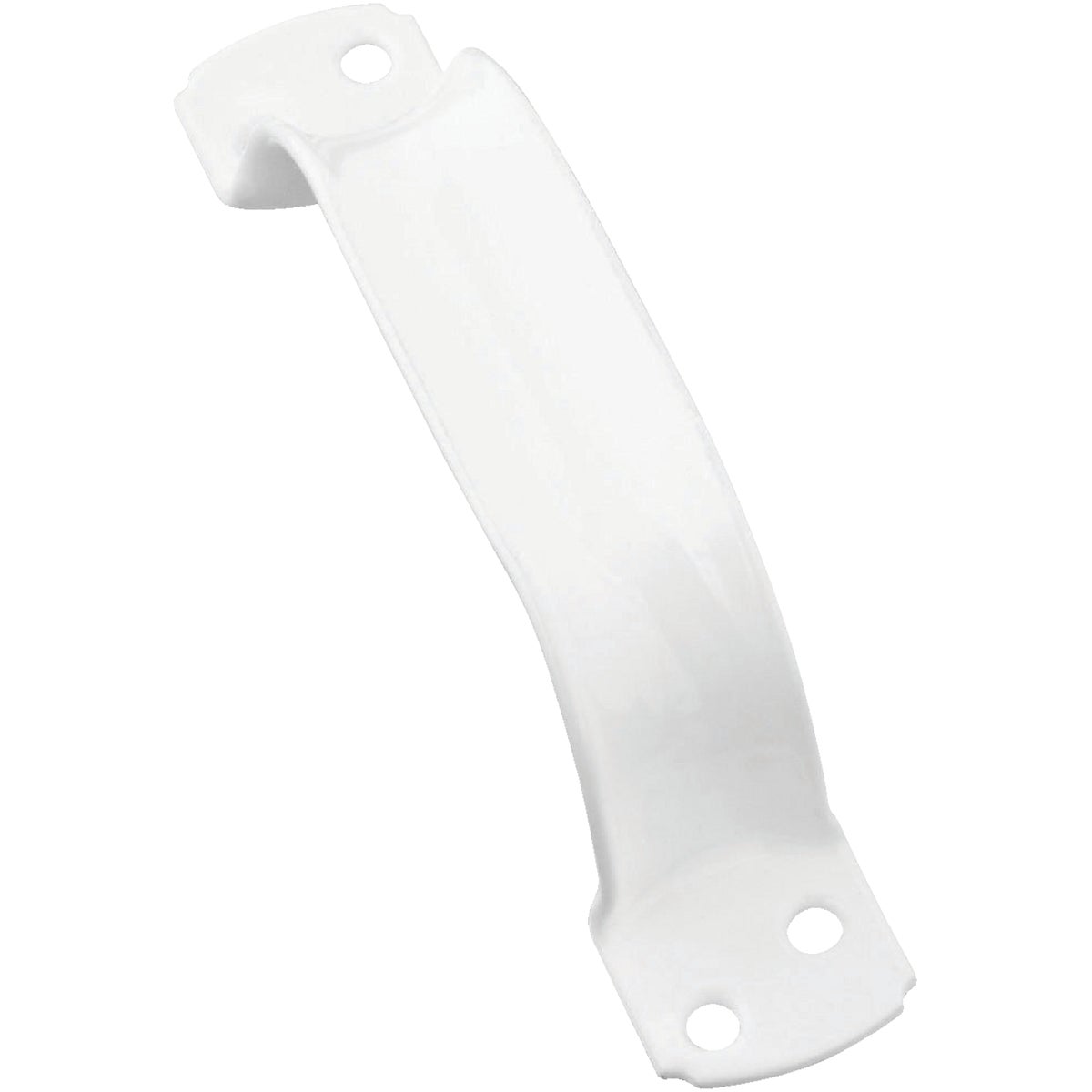 National Hardware 6-3/4 In. White Vinyl Coated Zinc Door Pull