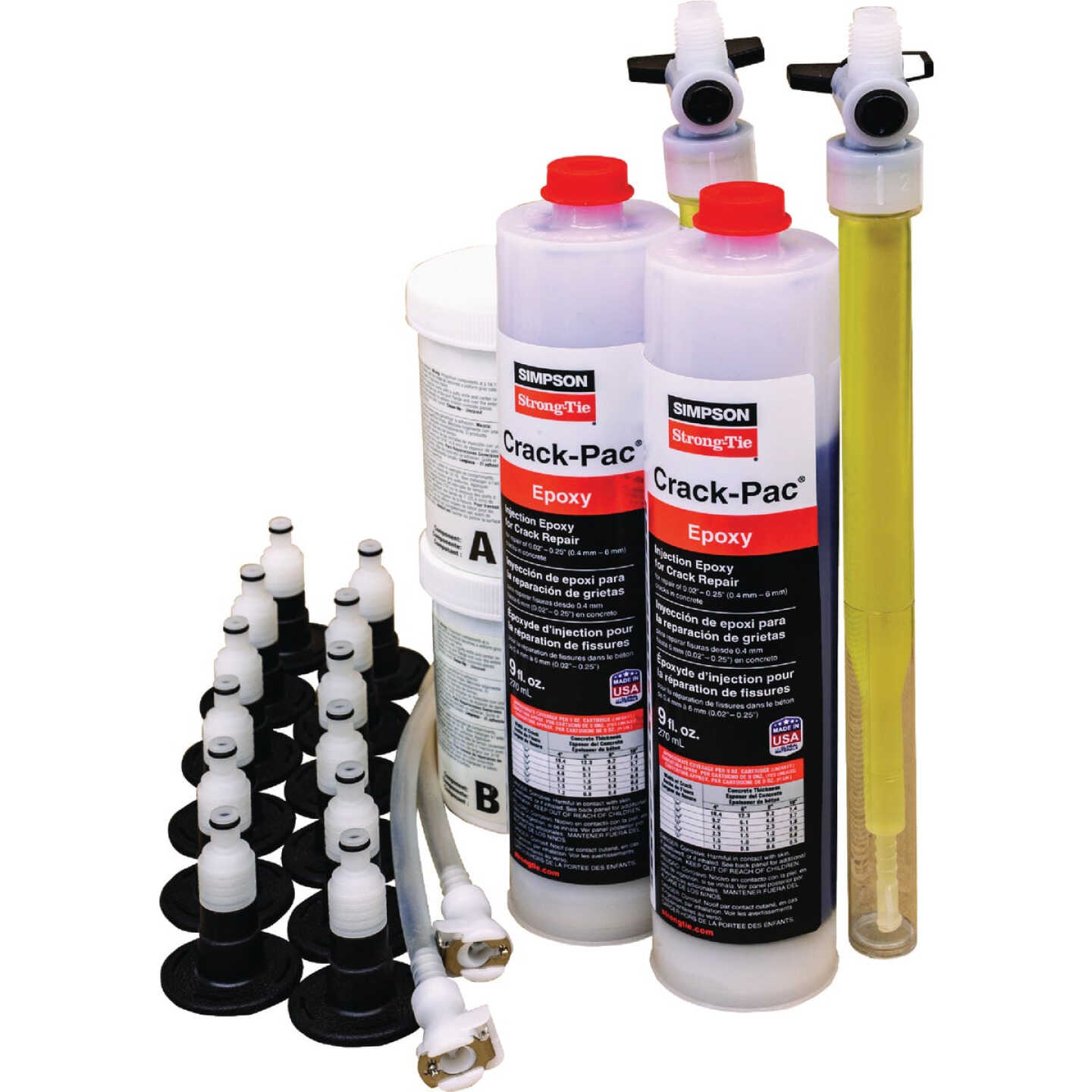 Simpson Strong-Tie Crack-Pac 9 Oz. Epoxy Injection Kit Image 1