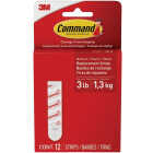 Command Medium Adhesive Strips, White, 12 Strips Image 1