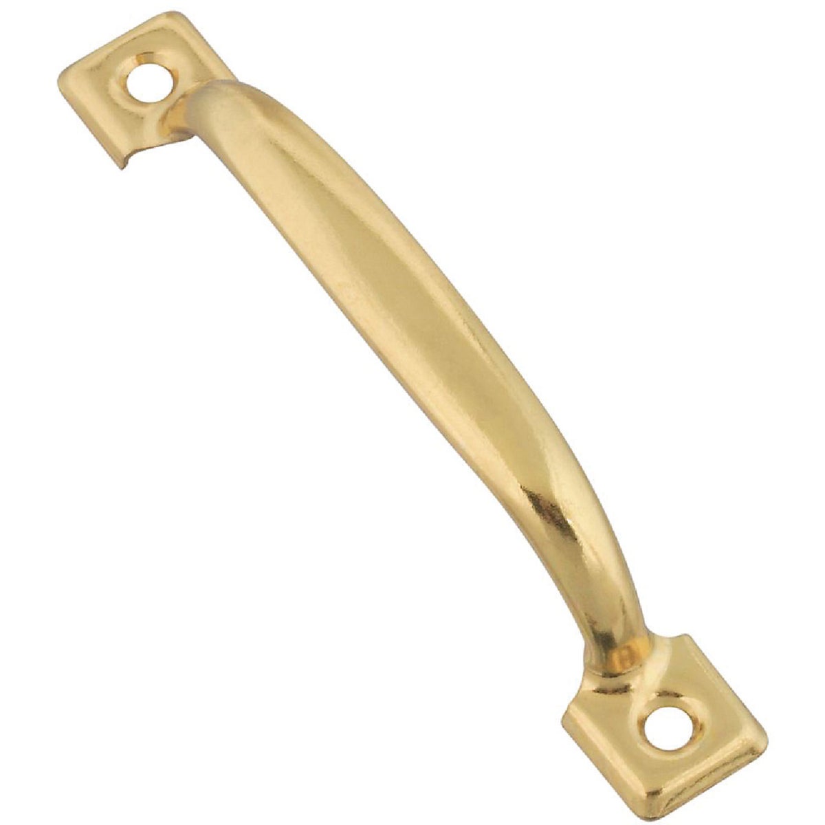 National Hardware 4-3/4 In. Brass Door Pull