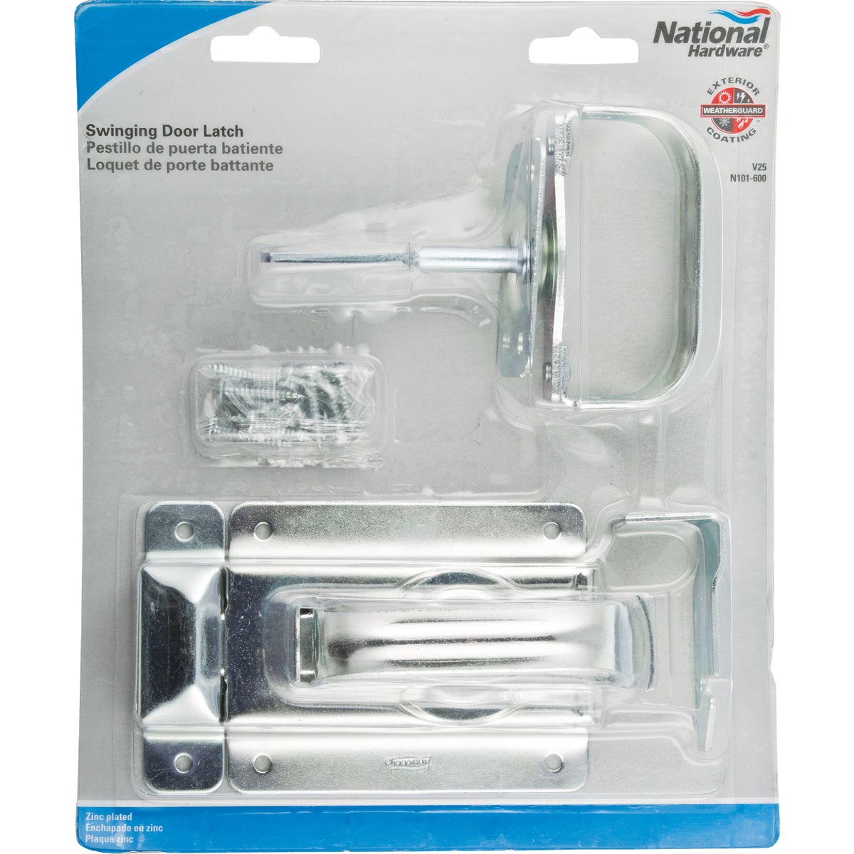 National Hardware Zinc Steel Swinging Door Latch Image 2