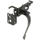 National Hardware Satin Black Heavy-Duty Gate Latch Image 1