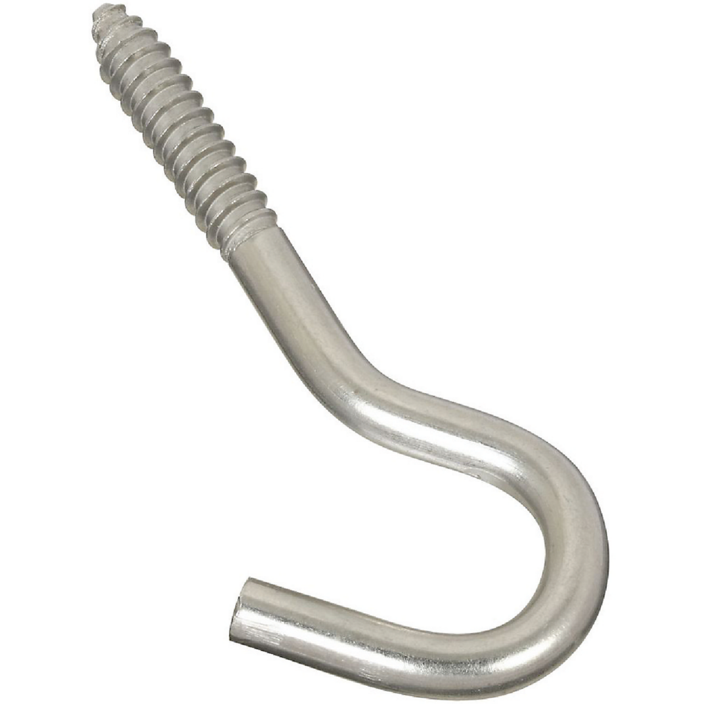 National Hardware 3/8 In. x 4-7/8 In. Stainless Steel Screw Hook Image 1