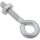 National Hardware 3/16 In. x 1-1/2 In. Zinc Eye Bolt with Hex Nut Image 1