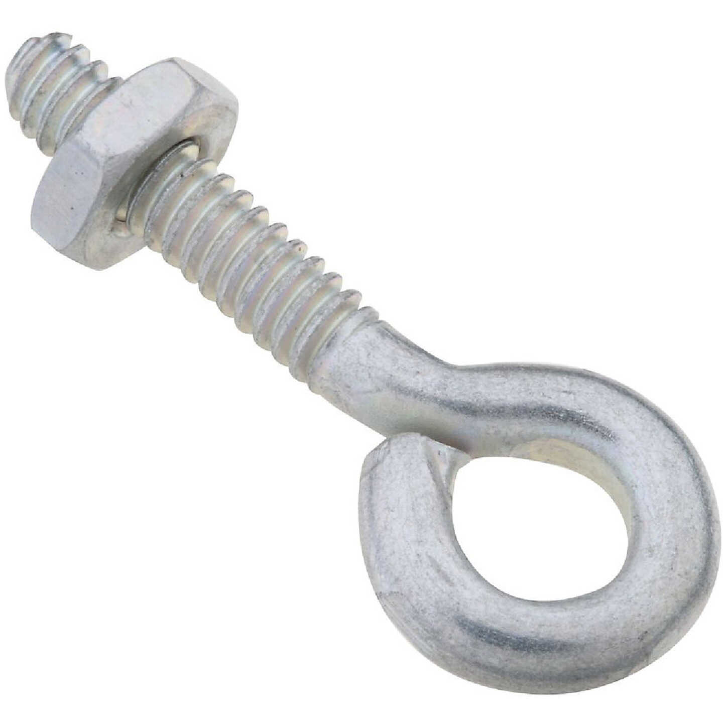 National Hardware 3/16 In. x 1-1/2 In. Zinc Eye Bolt with Hex Nut Image 1