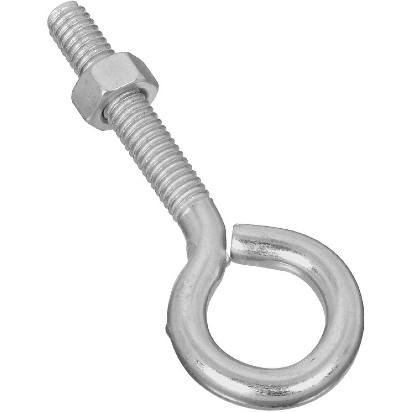 National Hardware 5/16 In. x 3-1/4 In. Zinc Eye Bolt with Hex Nut Image 1