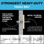 Toggler Snaptoggle 3/16 In.-24 x 2 In. Toggle Bolt (2-Count) Image 5