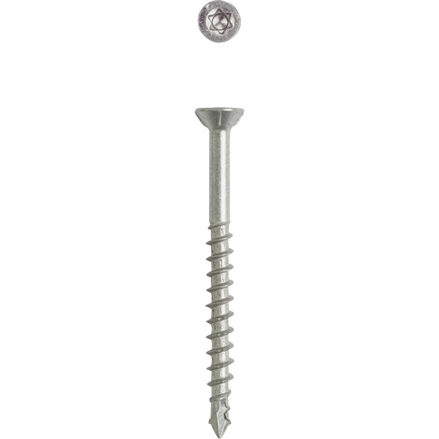 SPAX #6 x 1-1/2 In. T20 Plus Trim Head Zinc (Interior) MDF Cabinet Screw (300-Count) Image 1