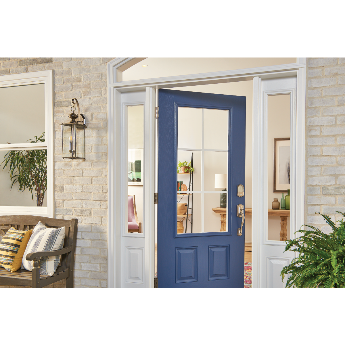 Schlage Encode Camelot Satin Nickel Smart WiFi Deadbolt Image 2