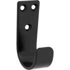 National Hardware 2-5/16 In. Matte Black Cooper Multipurpose Hook (2-Pack) Image 1
