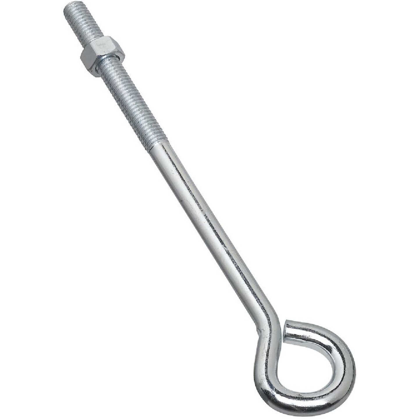 National Hardware 1/2 In. x 10 In. Zinc Eye Bolt with Hex Nut Image 1