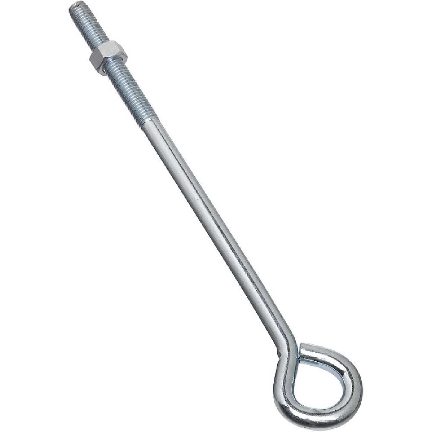 National Hardware 1/2 In. x 12 In. Zinc Eye Bolt with Hex Nut Image 1