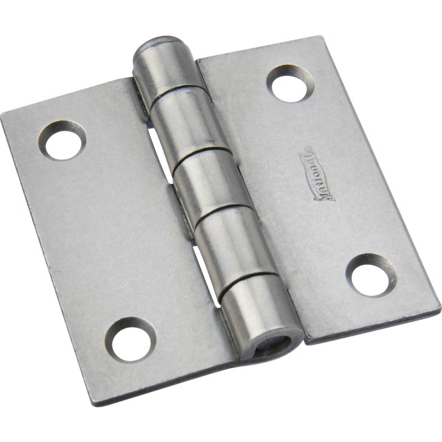 National Hardware 2 In. Square Plain Steel Broad Door Hinge Image 1
