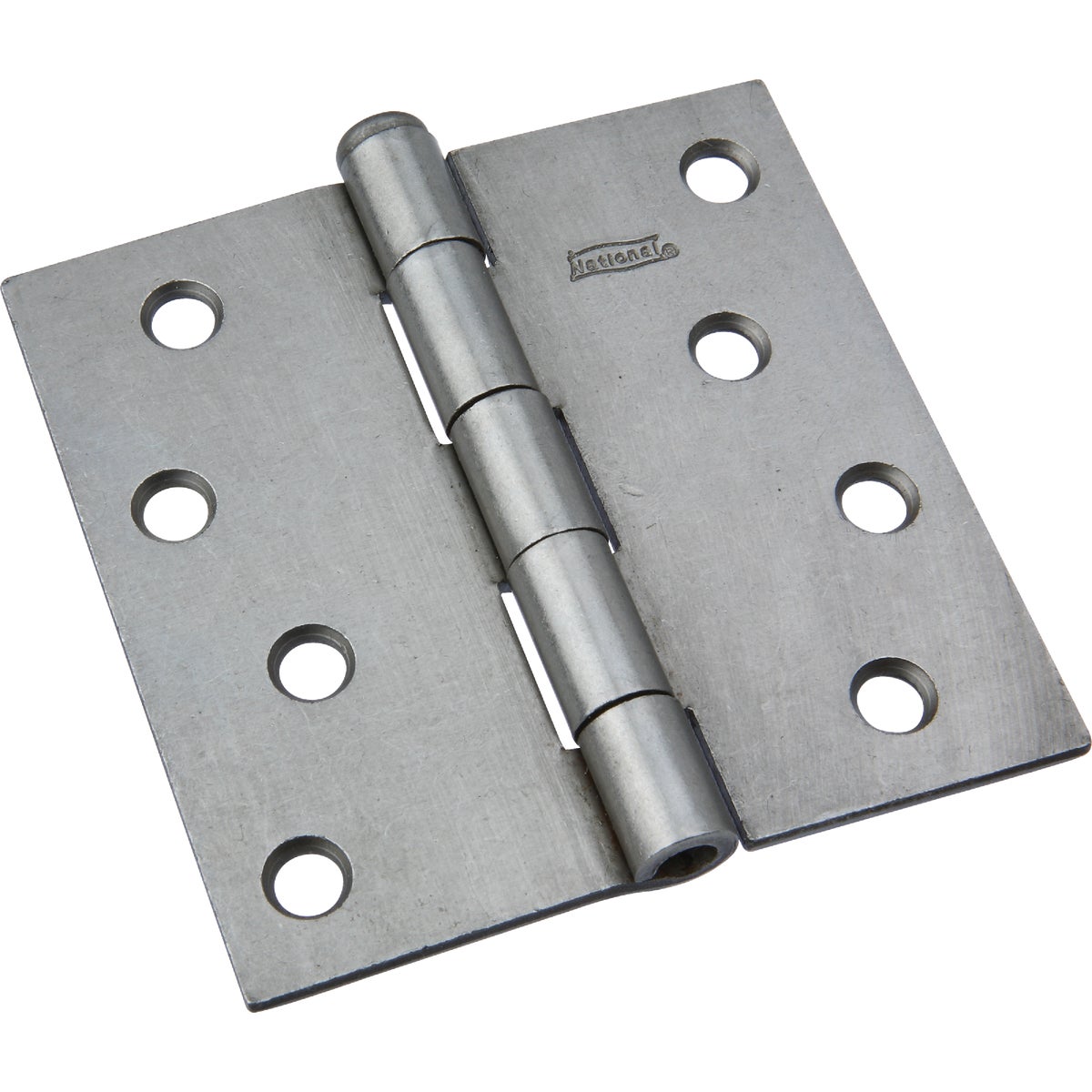 National Hardware 4 In. Square Plain Steel Broad Door Hinge