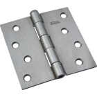 National Hardware 4 In. Square Plain Steel Broad Door Hinge Image 1