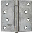 National Hardware 4 In. Square Plain Steel Broad Door Hinge Image 2