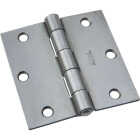 National Hardware 3-1/2 In. Square Steel Broad Door Hinge Image 1