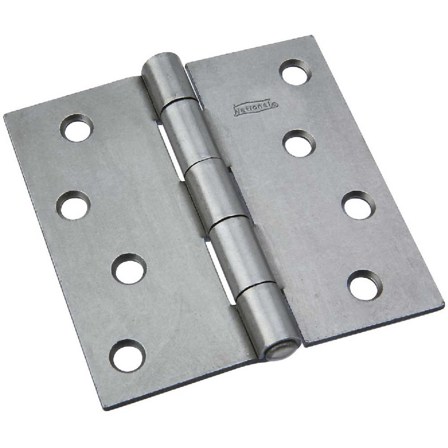 National Hardware 4 In. Square Steel Broad Door Hinge Image 1
