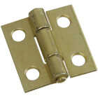 National Hardware 1 In. Brass Tight-Pin Narrow Hinge (2 Count) Image 1