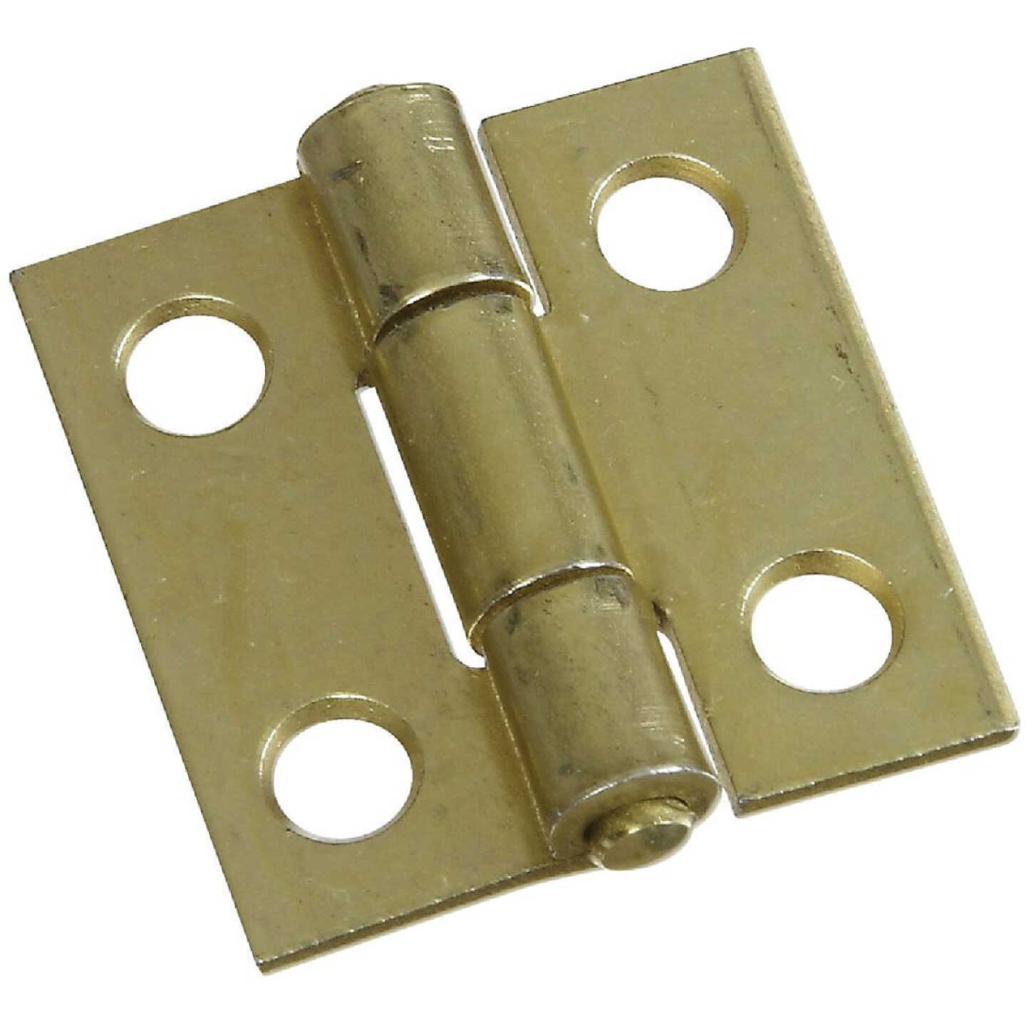 National Hardware 1 In. Brass Tight-Pin Narrow Hinge (2 Count) Image 1