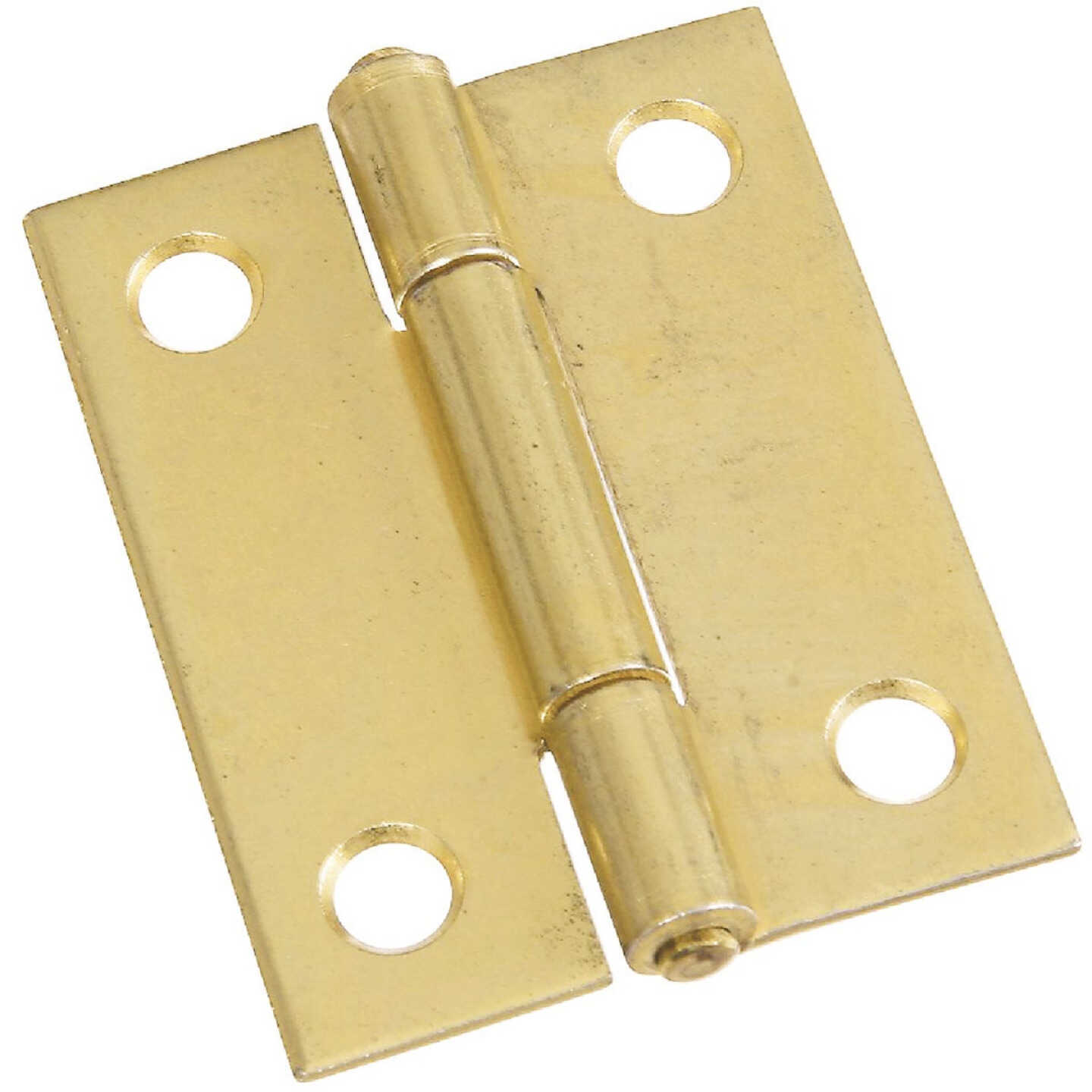 National Hardware 2 In. Brass Tight-Pin Narrow Hinge (2 Count) Image 1