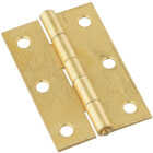 National Hardware 3 In. Brass Tight-Pin Narrow Hinge (2 Count) Image 1