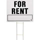 Hy-Ko Corrugated Plastic Sign, For Rent Image 1