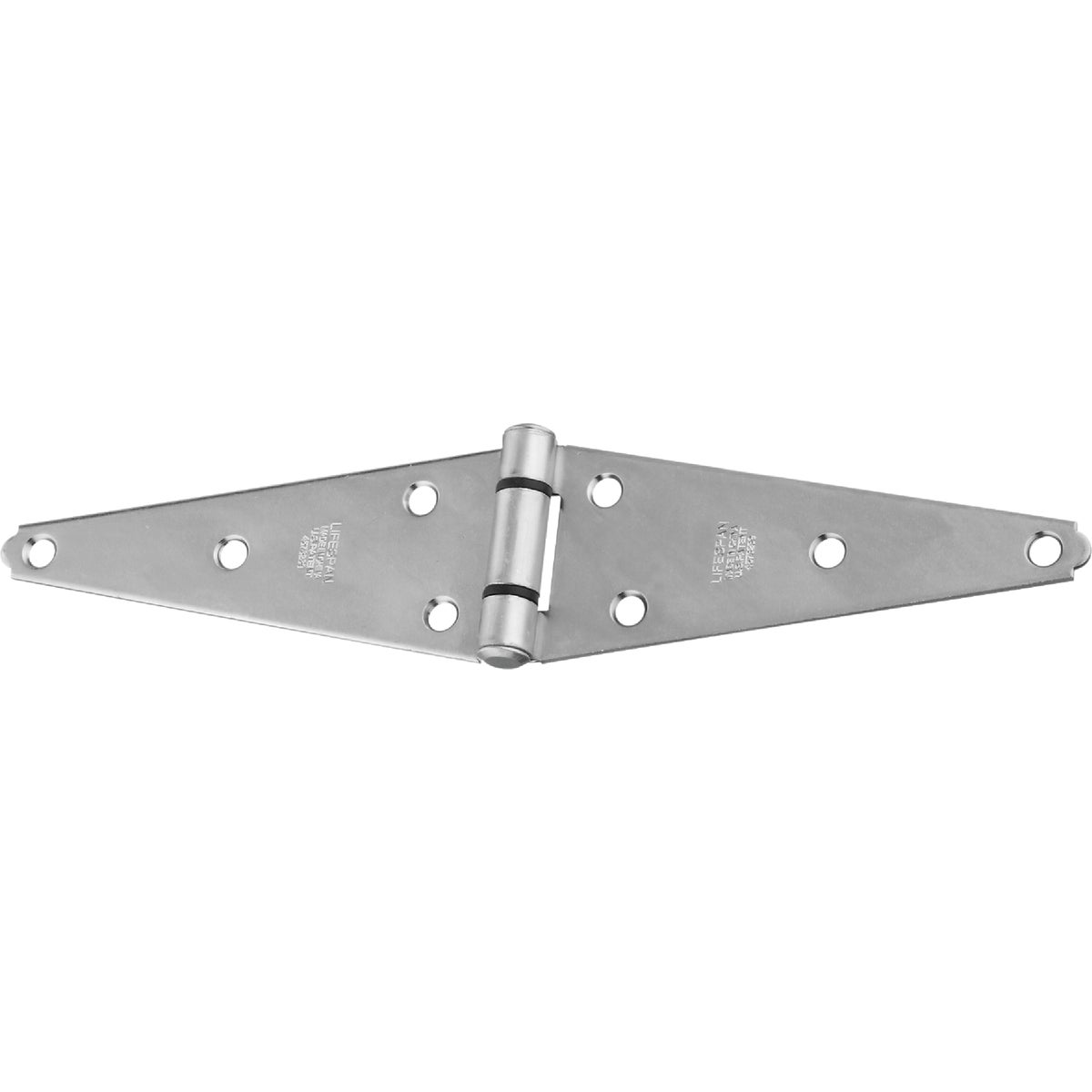 National Hardware 2.43 In. x 6 In. Zinc Heavy-Duty Strap Hinge