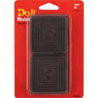 Do it 2 In. Inner Dimension Square Rubber Furniture Cup (4 Count) Image 2