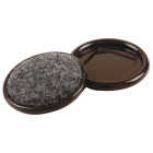 Do it 2 In. Inner Diameter Round Metal Cup/Felt Furniture Leg Cup (4-Pack) Image 1