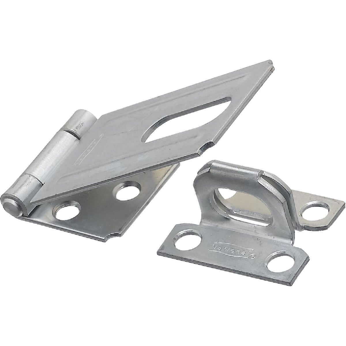 National Hardware 3-1/4 In. Zinc Non-Swivel Safety Hasp