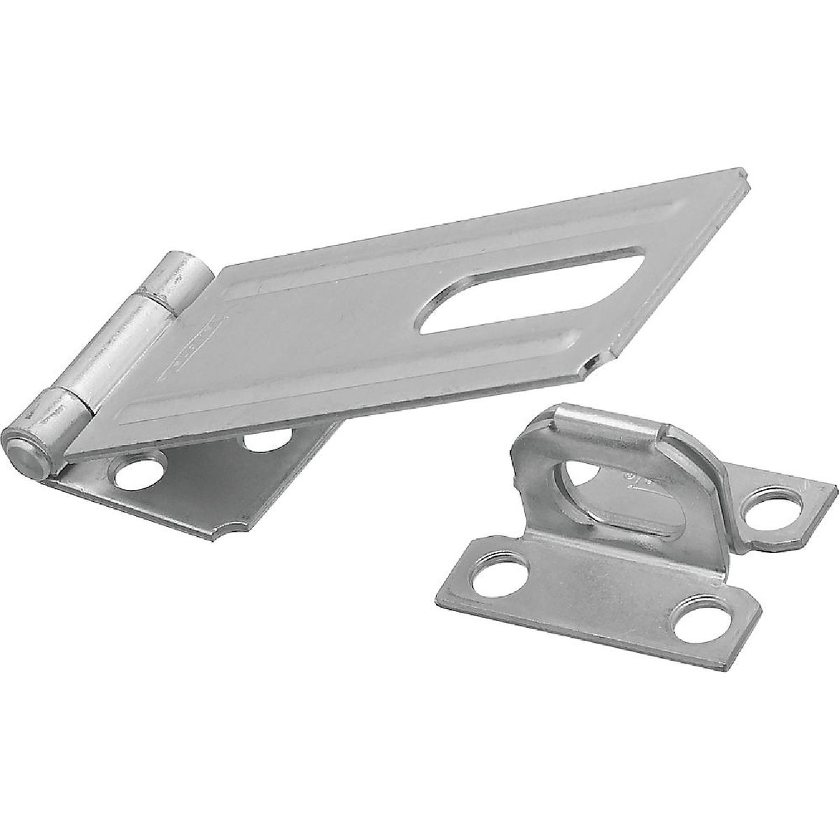 National Hardware 4-1/2 In. Zinc Non-Swivel Safety Hasp Image 1