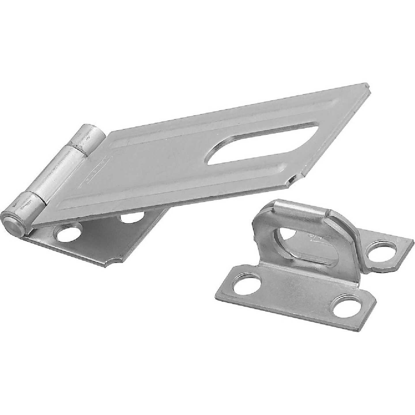 National Hardware 4-1/2 In. Zinc Non-Swivel Safety Hasp Image 1