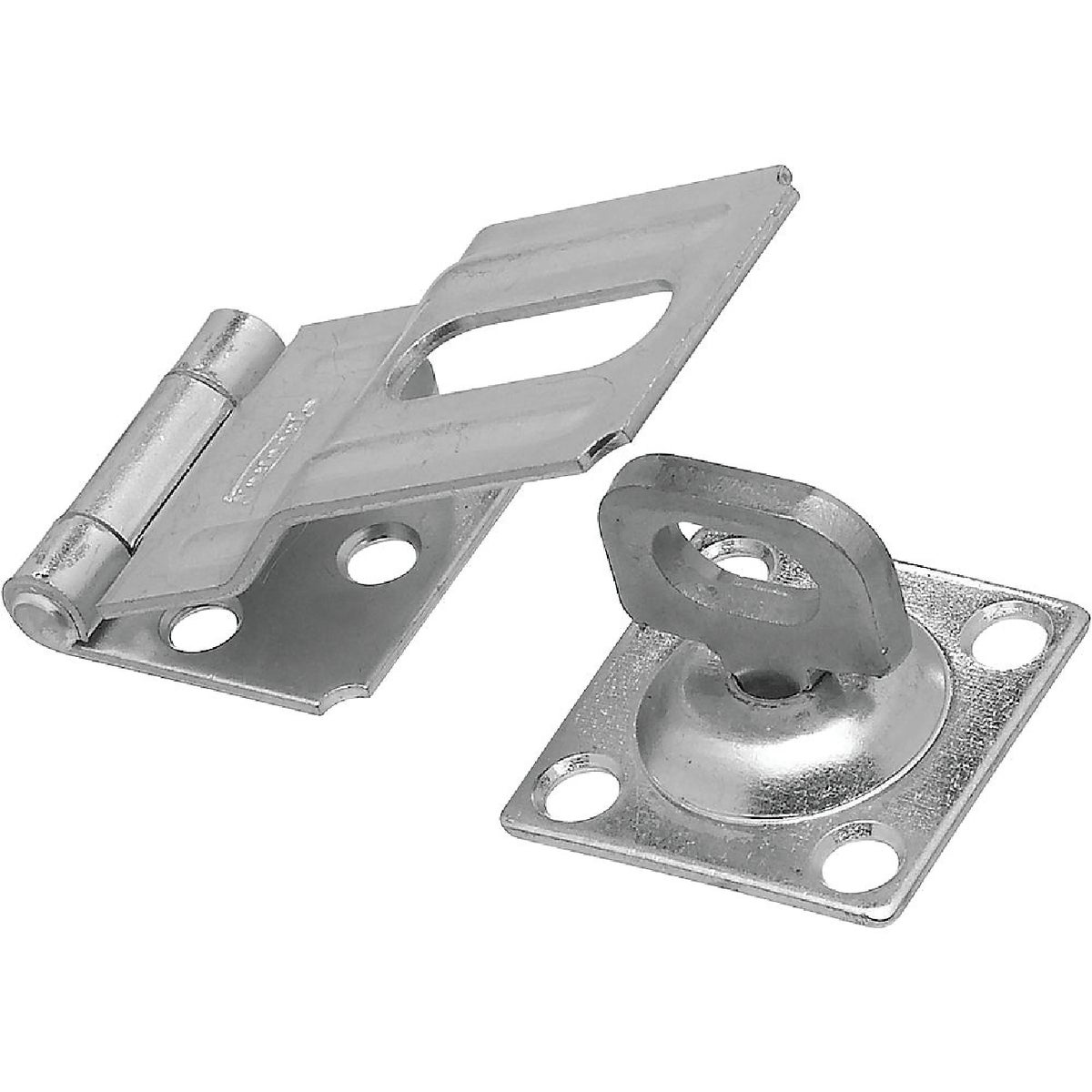 National Hardware 3-1/4 In. Zinc Swivel Safety Hasp Image 1