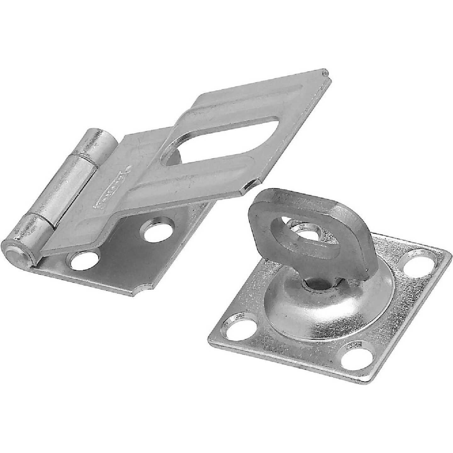 National Hardware 3-1/4 In. Zinc Swivel Safety Hasp Image 1